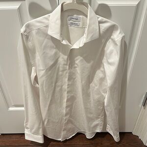 Calvin Klein Men's medium slim fit White Shirt
